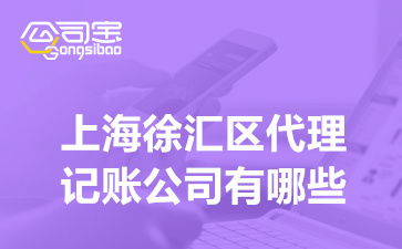 上海徐汇区代理记账公司有哪些 徐汇区代理记账多少钱一年